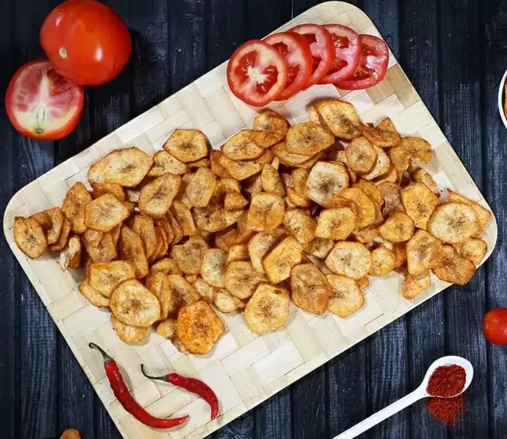 Tomato-Flavour Banana chips